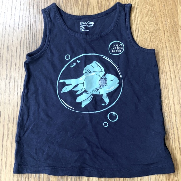 BabyGap navy Playtime tank top - excellent condition; Toddler 2 years - Picture 1 of 4